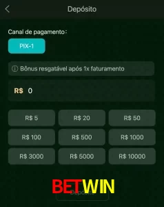 deposits BETWIN